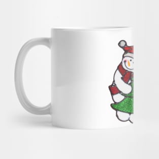 Snowmen with Christmas tree Mug